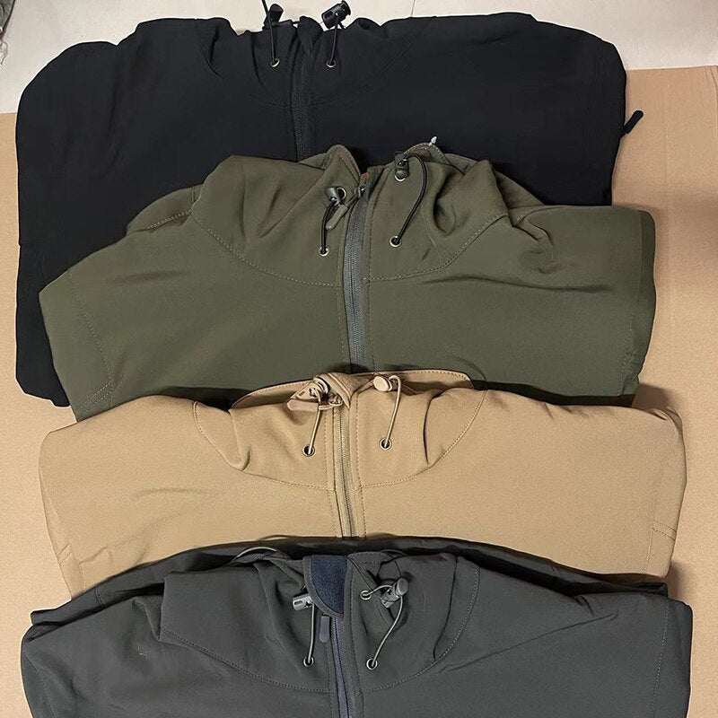 Winter herfst fleece Jas - Militair tactisch waterdicht pak - Unisex - Trainingspak - Bivakshop