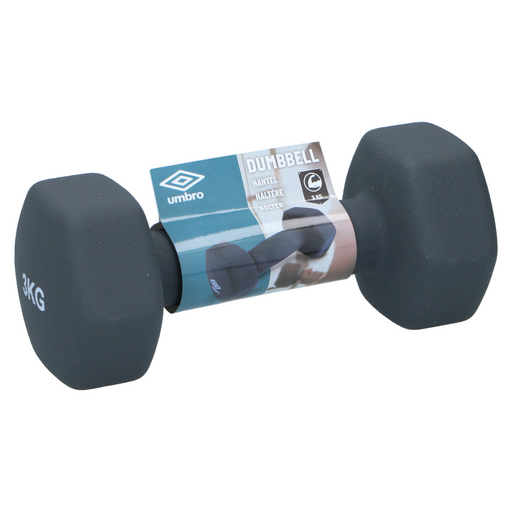 Umbro dumbbell 3 kg blauw