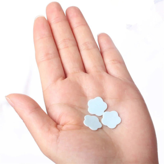 1000 stuks/1 set Draagbare Wegwerpzeeppapier Mini Reinigingshandzeep Papieren Geurende Plak Wassen Bad Reizen Kleine Zeep - Bivakshop
