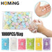 1000 stuks/1 set Draagbare Wegwerpzeeppapier Mini Reinigingshandzeep Papieren Geurende Plak Wassen Bad Reizen Kleine Zeep - Bivakshop