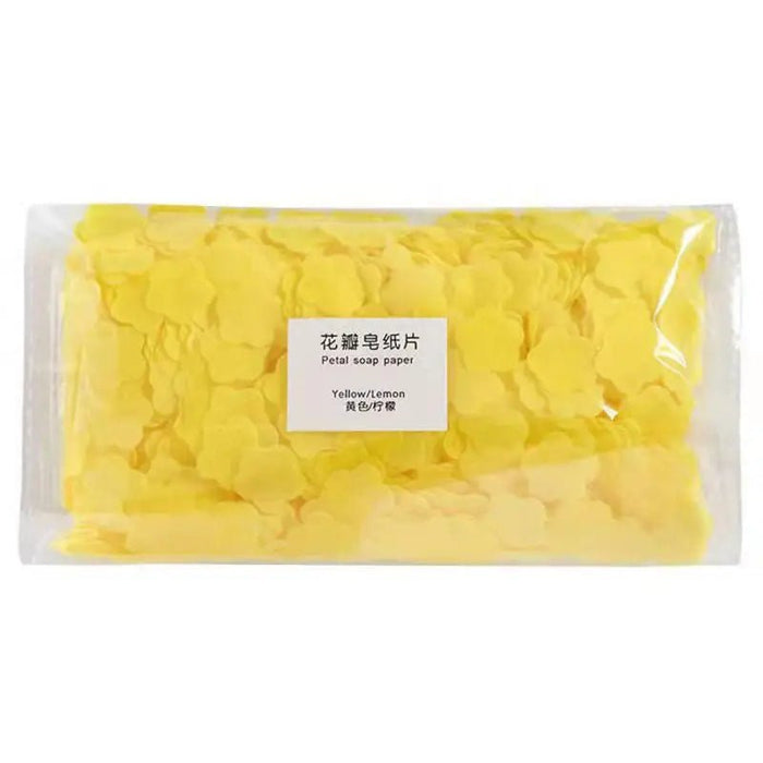 1000 stuks/1 set Draagbare Wegwerpzeeppapier Mini Reinigingshandzeep Papieren Geurende Plak Wassen Bad Reizen Kleine Zeep - Bivakshop