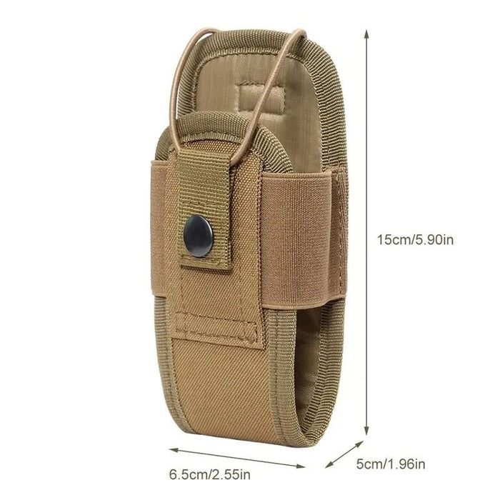 1000D Tactical molle walkie talkietasje – Draagbare holster voor radio en interphone - Bivakshop