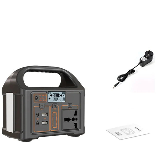 100W Draagbare Power Station – Compacte Accu Generator – LED Noodverlichting & Solar Powerbank - Bivakshop