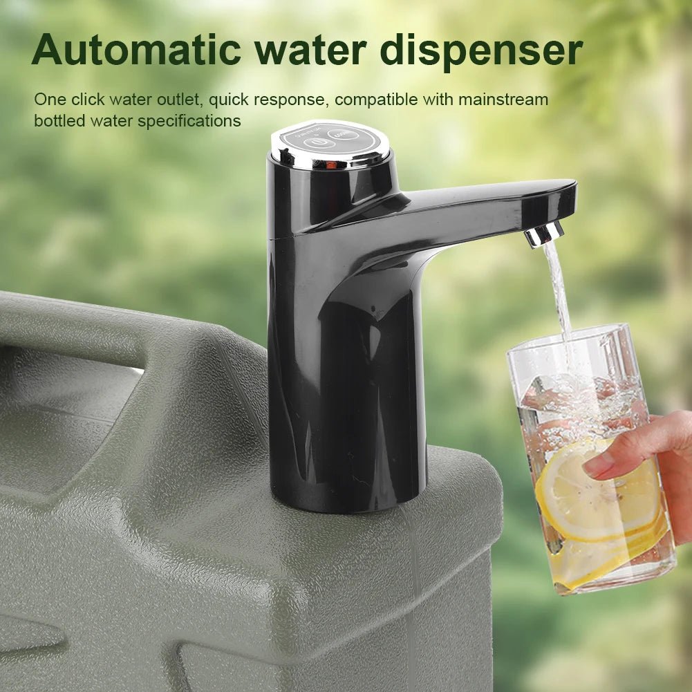 11L watercontainer met kraan – Grote camping watertank met USB - oplaadbare elektrische pomp - Bivakshop