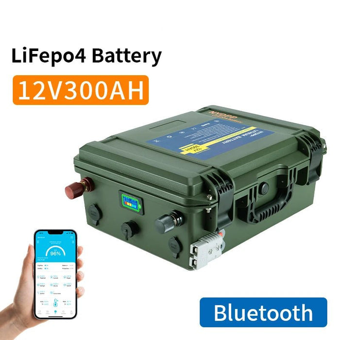 12V LiFePO4 Batterij – 150Ah / 200Ah / 300Ah – Lithium - ijzerfosfaat voor Motor & Energieopslag - Bivakshop