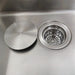 185mm afvoerbedekking roestvrij - Staal chroom voor sink bowl - Keuken en badkamer - Bivakshop