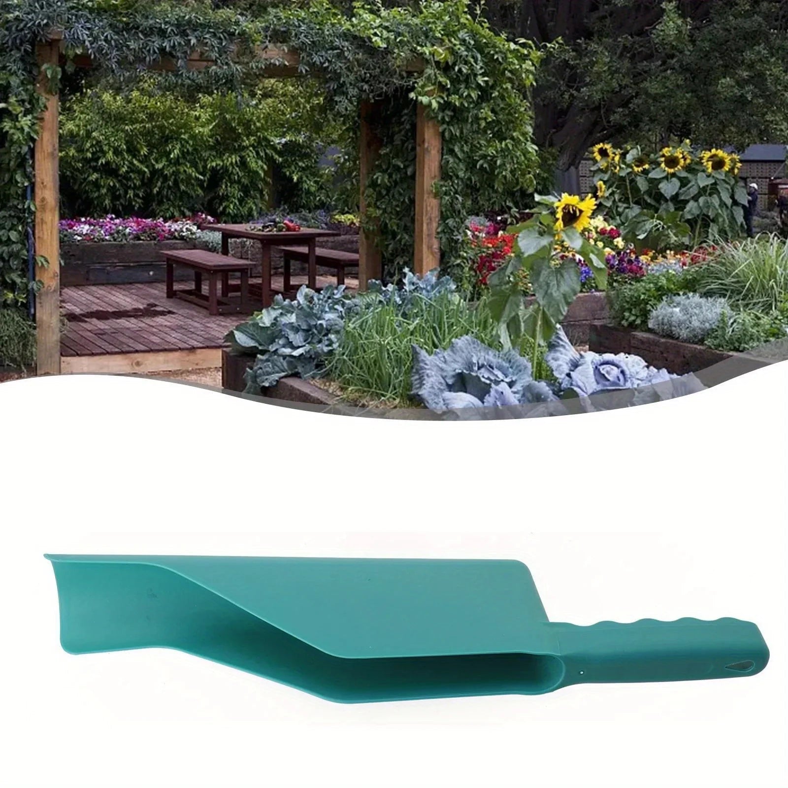 1pc, Gutter Getter Scoop Cleaning Roof Tool Flex Fit Dirt Debris Remove Multi Use Eaves Garden Leaf Gutter Spoon Shovel Supplies - Bivakshop