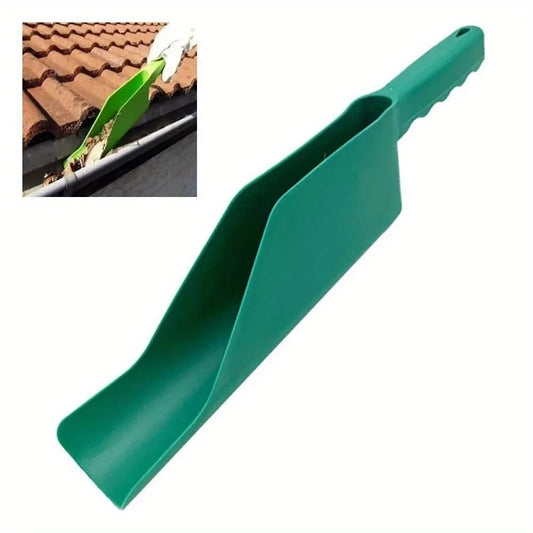 1pc, Gutter Getter Scoop Cleaning Roof Tool Flex Fit Dirt Debris Remove Multi Use Eaves Garden Leaf Gutter Spoon Shovel Supplies - Bivakshop