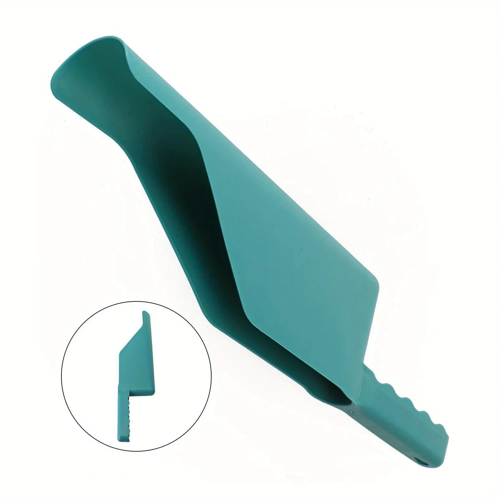 1pc, Gutter Getter Scoop Cleaning Roof Tool Flex Fit Dirt Debris Remove Multi Use Eaves Garden Leaf Gutter Spoon Shovel Supplies - Bivakshop