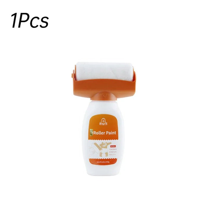 2 - in - 1 muurverfroller & reparatieborstel geurloze latexverf - Voor muur en tegelreparaties - Bivakshop