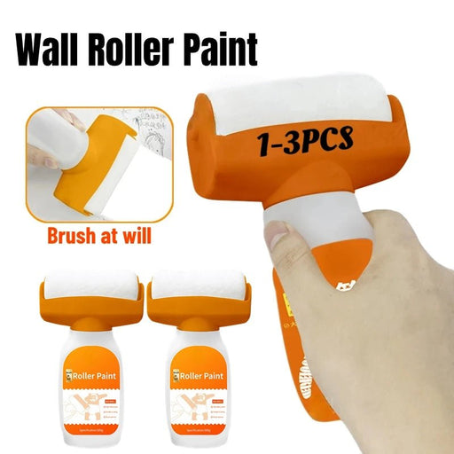 2 - in - 1 muurverfroller & reparatieborstel geurloze latexverf - Voor muur en tegelreparaties - Bivakshop