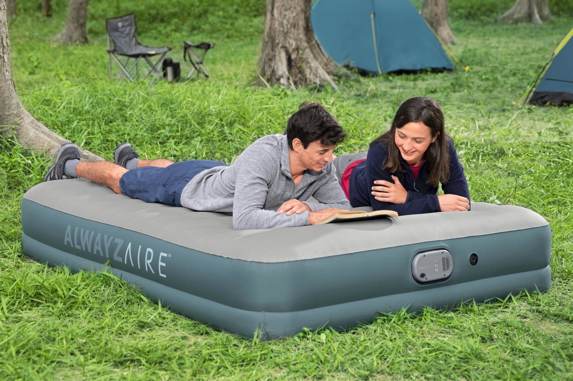 2 - persoons luchtbed – Bestway Pavillo Fortech 203x152x36 cm met stabiliteit & comfort - Bivakshop