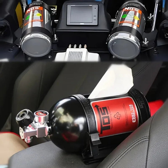 2024 NOS - stijl tissuebox - Auto - interieurdecoratie - Aluminium opslagdoos - Bivakshop