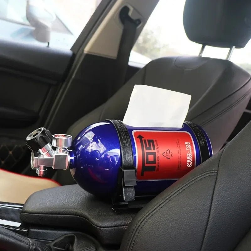 2024 NOS - stijl tissuebox - Auto - interieurdecoratie - Aluminium opslagdoos - Bivakshop
