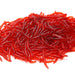 20PCS - 100pcs Lifelike Red Worm Soft Lure Earthworm ice winter Fishing Silicone Artificial Bait Fishy Shrimp Additive Bass Carp - Bivakshop