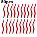 20PCS - 100pcs Lifelike Red Worm Soft Lure Earthworm ice winter Fishing Silicone Artificial Bait Fishy Shrimp Additive Bass Carp - Bivakshop