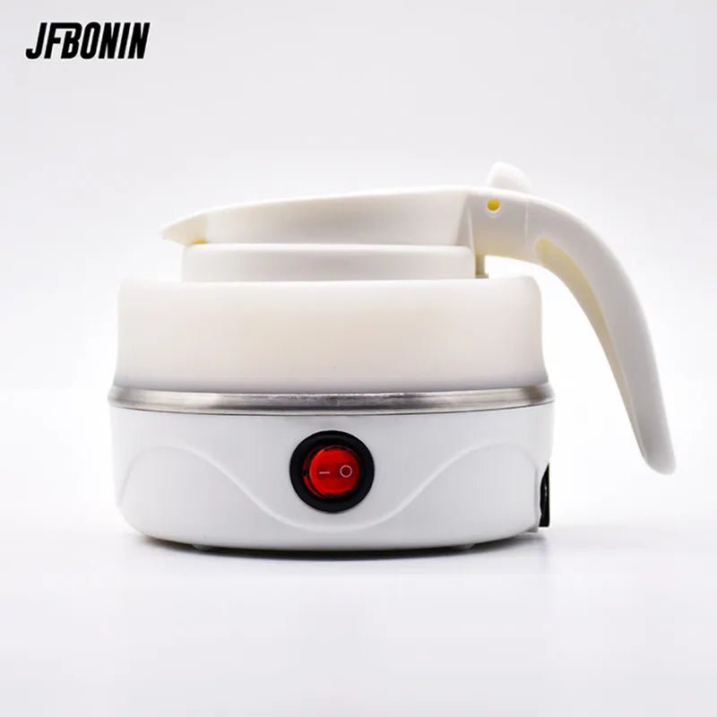 220V 0.6L Mini Folding Kettle Portable Water Heater 600W Silicone Compression Electric Kettle Home Kettle Easy To Travel - Bivakshop