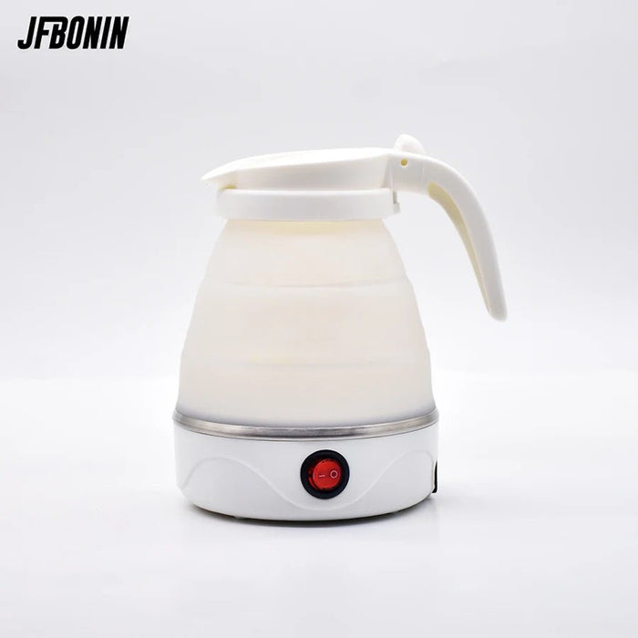 220V 0.6L Mini Folding Kettle Portable Water Heater 600W Silicone Compression Electric Kettle Home Kettle Easy To Travel - Bivakshop