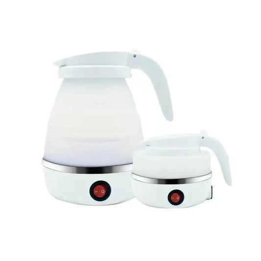 220V 0.6L Mini Folding Kettle Portable Water Heater 600W Silicone Compression Electric Kettle Home Kettle Easy To Travel - Bivakshop