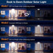 234 LED Solar Buitenlamp – Bewegingssensor & Afstandsbediening – IP65 Waterdicht – 3 Verlichtingsmodi - Bivakshop