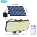 234 LED Solar Buitenlamp – Bewegingssensor & Afstandsbediening – IP65 Waterdicht – 3 Verlichtingsmodi - Bivakshop