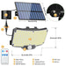234 LED Solar Buitenlamp – Bewegingssensor & Afstandsbediening – IP65 Waterdicht – 3 Verlichtingsmodi - Bivakshop