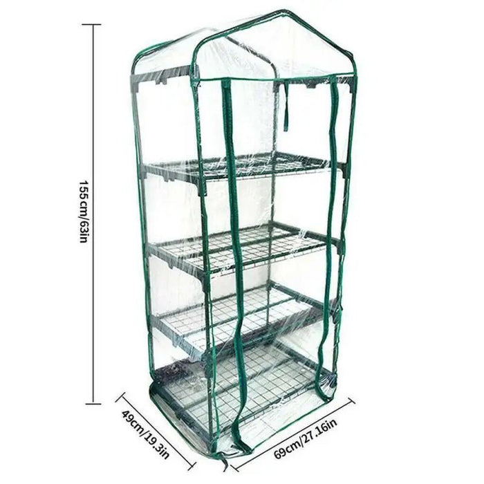 2/3/4/5 Tier Small Greenhouse Waterproof UV Resistant Garden Plant Protection Tents And Outdoor Plant Flowers Grow Green Covers - Bivakshop