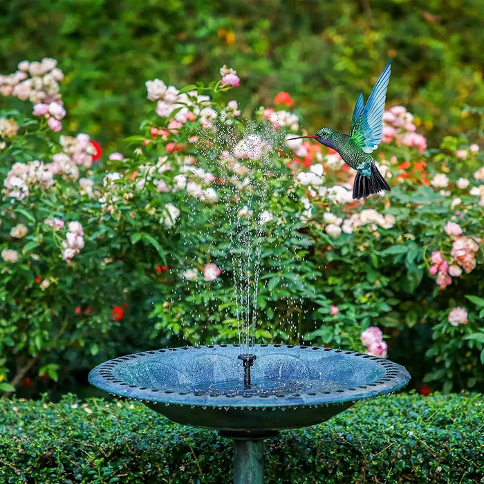 2.5W solar vogelbad fontein - natuurlijke waterattractie voor tuinen en vijvers - Bivakshop