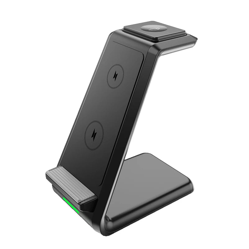 3 in 1 - Draadloze oplader standaard - Voor iphone apple watch en airpods - Bivakshop
