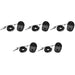 3 M Camping Stretch Clothesline With 12 Clips Windproof Travel Clothesline Elastic Laundry Clothes Line for Hotel Trip Cruise - Bivakshop