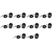 3 M Camping Stretch Clothesline With 12 Clips Windproof Travel Clothesline Elastic Laundry Clothes Line for Hotel Trip Cruise - Bivakshop