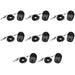 3 M Camping Stretch Clothesline With 12 Clips Windproof Travel Clothesline Elastic Laundry Clothes Line for Hotel Trip Cruise - Bivakshop