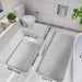 3 Stuks Badmat Set Zacht Voetenmat Absorberend Geheugenschuim Droog Snel Antislip Vloer Keuken Douche Kamer Deurmat Toilet Vloermat - Bivakshop
