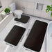 3 Stuks Badmat Set Zacht Voetenmat Absorberend Geheugenschuim Droog Snel Antislip Vloer Keuken Douche Kamer Deurmat Toilet Vloermat - Bivakshop