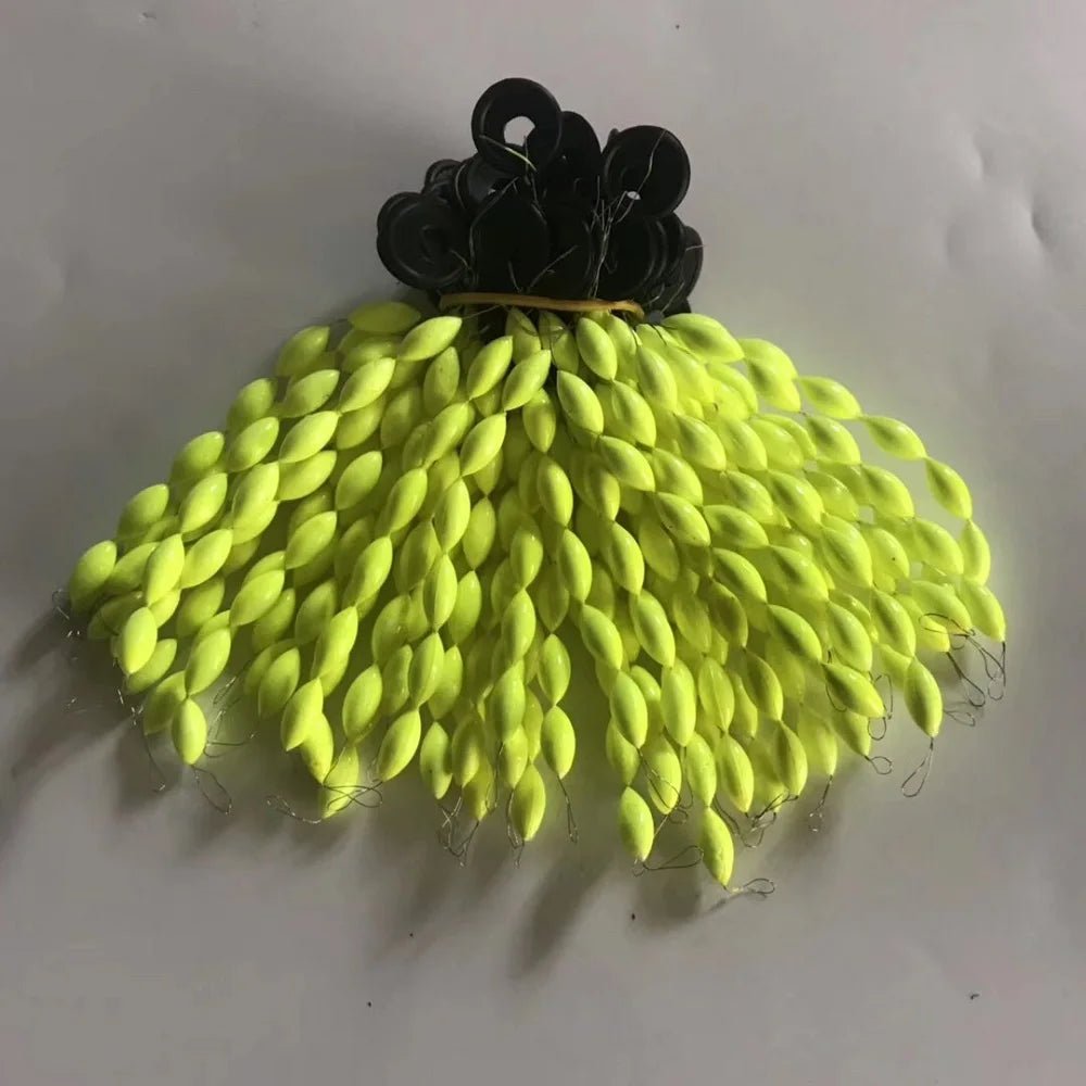 30 stuks - 7 ster vishengel - Drijvers schuim lijnstoppers - Bivakshop