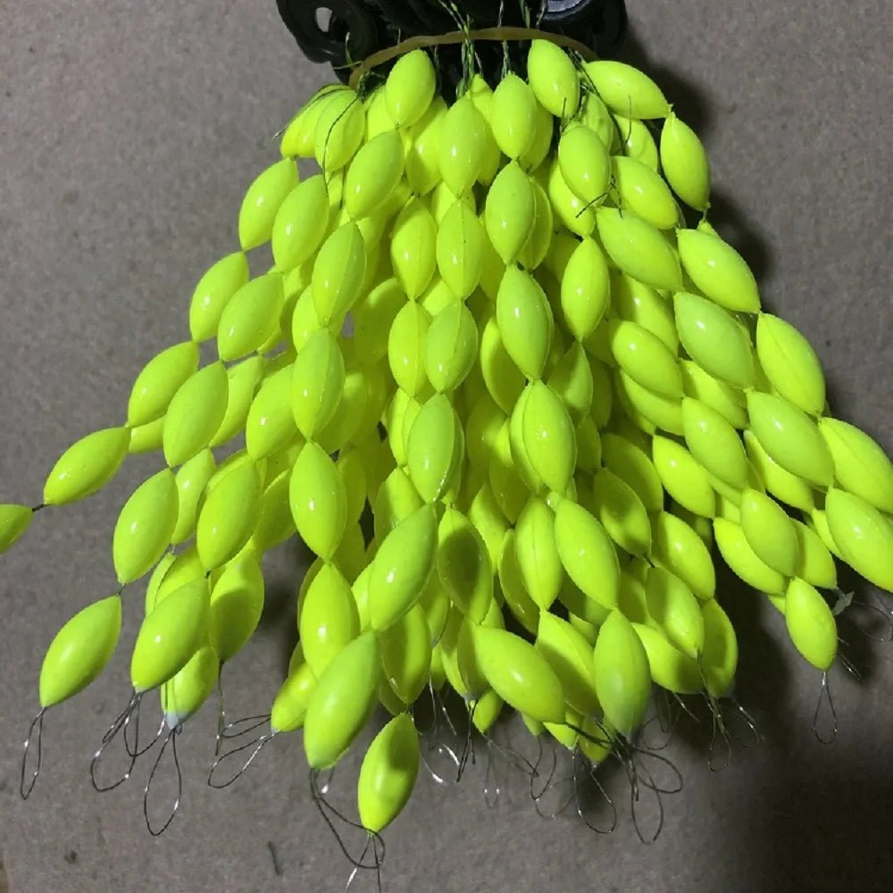 30 stuks - 7 ster vishengel - Drijvers schuim lijnstoppers - Bivakshop