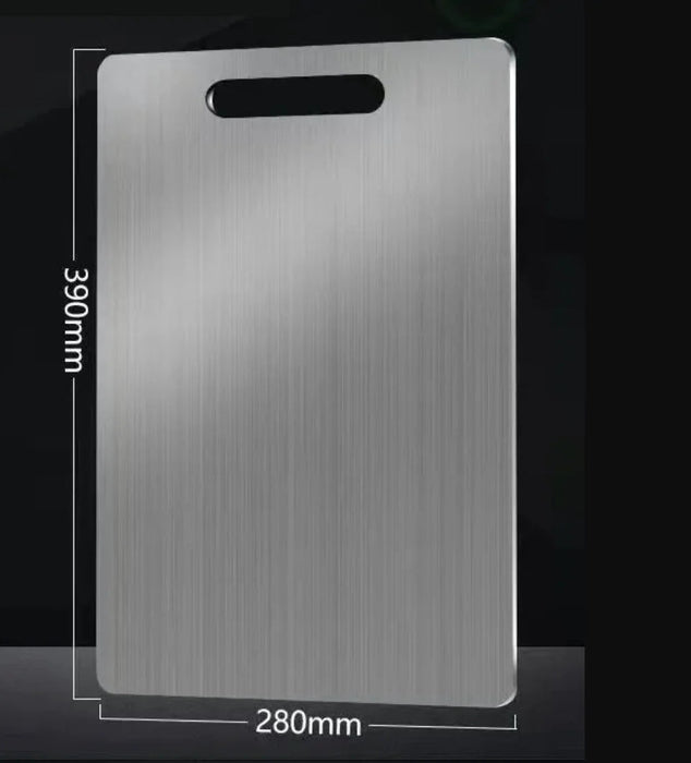 304 RVS Snijplank & Deegkneedplank – Antibacterieel & Schimmelbestendig – Beschikbaar in 5 Groottes - Bivakshop