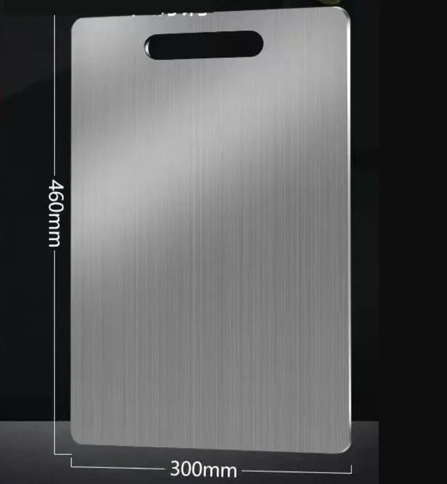 304 RVS Snijplank & Deegkneedplank – Antibacterieel & Schimmelbestendig – Beschikbaar in 5 Groottes - Bivakshop