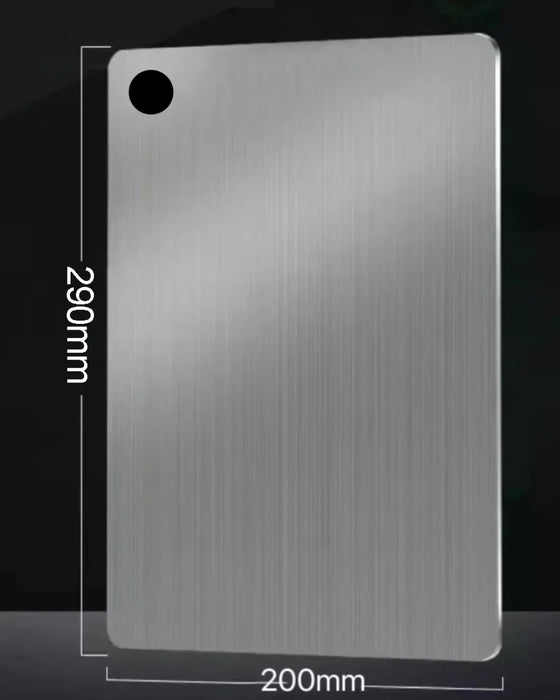 304 RVS Snijplank & Deegkneedplank – Antibacterieel & Schimmelbestendig – Beschikbaar in 5 Groottes - Bivakshop