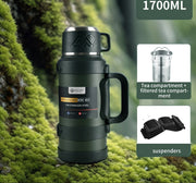 Premium RVS 316 thermosfles 24 uur warm koud