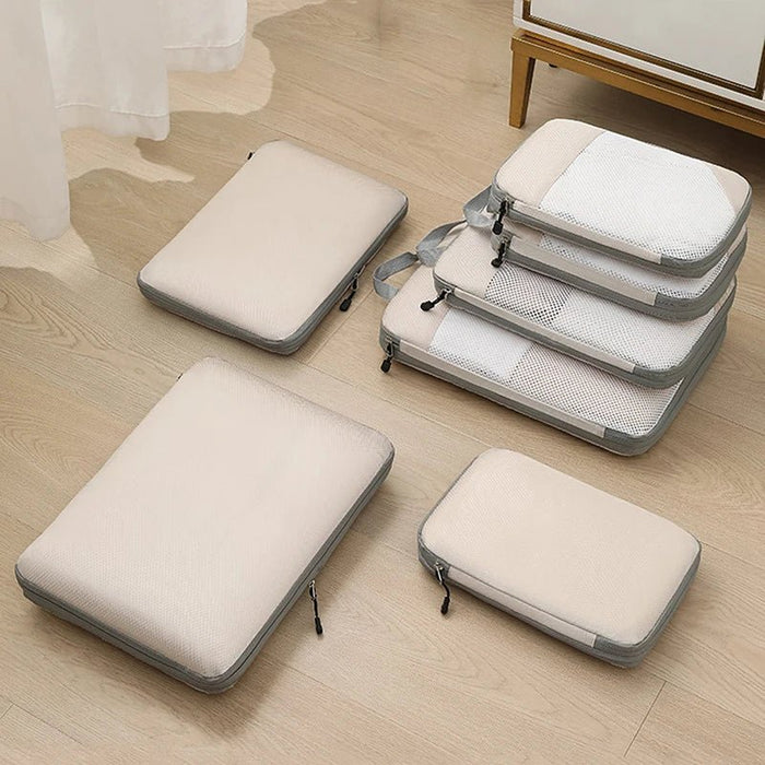 3/6/7 stuks reistas opbergzakken - Waterdicht & opvouwbaar - Koffer bagage organizer set - Bivakshop