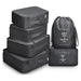 3/6/7 stuks reistas opbergzakken - Waterdicht & opvouwbaar - Koffer bagage organizer set - Bivakshop