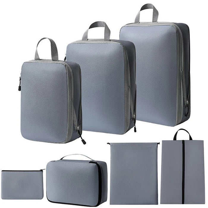 3/6/7 stuks reistas opbergzakken - Waterdicht & opvouwbaar - Koffer bagage organizer set - Bivakshop