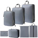 3/6/7 stuks reistas opbergzakken - Waterdicht & opvouwbaar - Koffer bagage organizer set - Bivakshop