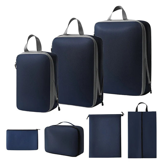 3/6/7 stuks reistas opbergzakken - Waterdicht & opvouwbaar - Koffer bagage organizer set - Bivakshop