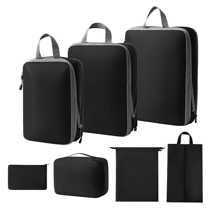 3/6/7 stuks reistas opbergzakken - Waterdicht & opvouwbaar - Koffer bagage organizer set - Bivakshop
