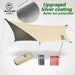 3.6x2.8m strand zonnescherm tarp tent - Ultralicht uv - bescherming - Buiten kamperen regenluifel - Bivakshop