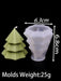 3D kerstboom en sneeuwpop siliconen kaarsvormen - DIY handgemaakte geurkaarsen - Bivakshop