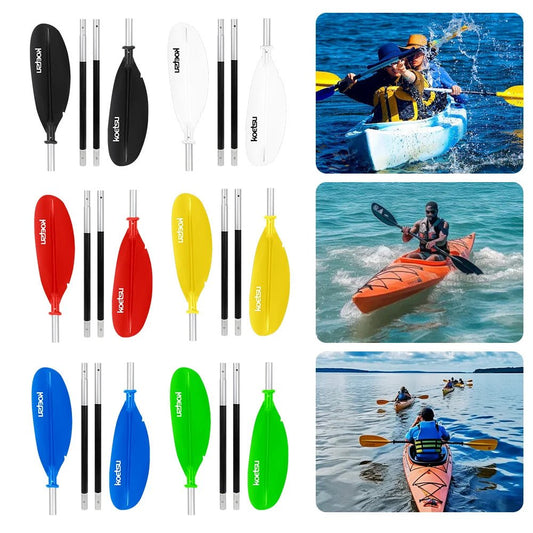 4 - Piece Double - Head Surfpaddle Adjustable Floating Kayak Paddle Stand Up Paddleboard Paddles for Outdoor Water Sports - Bivakshop