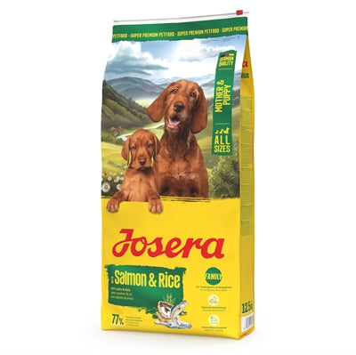 Josera mother puppy zalm rijst hondenvoer